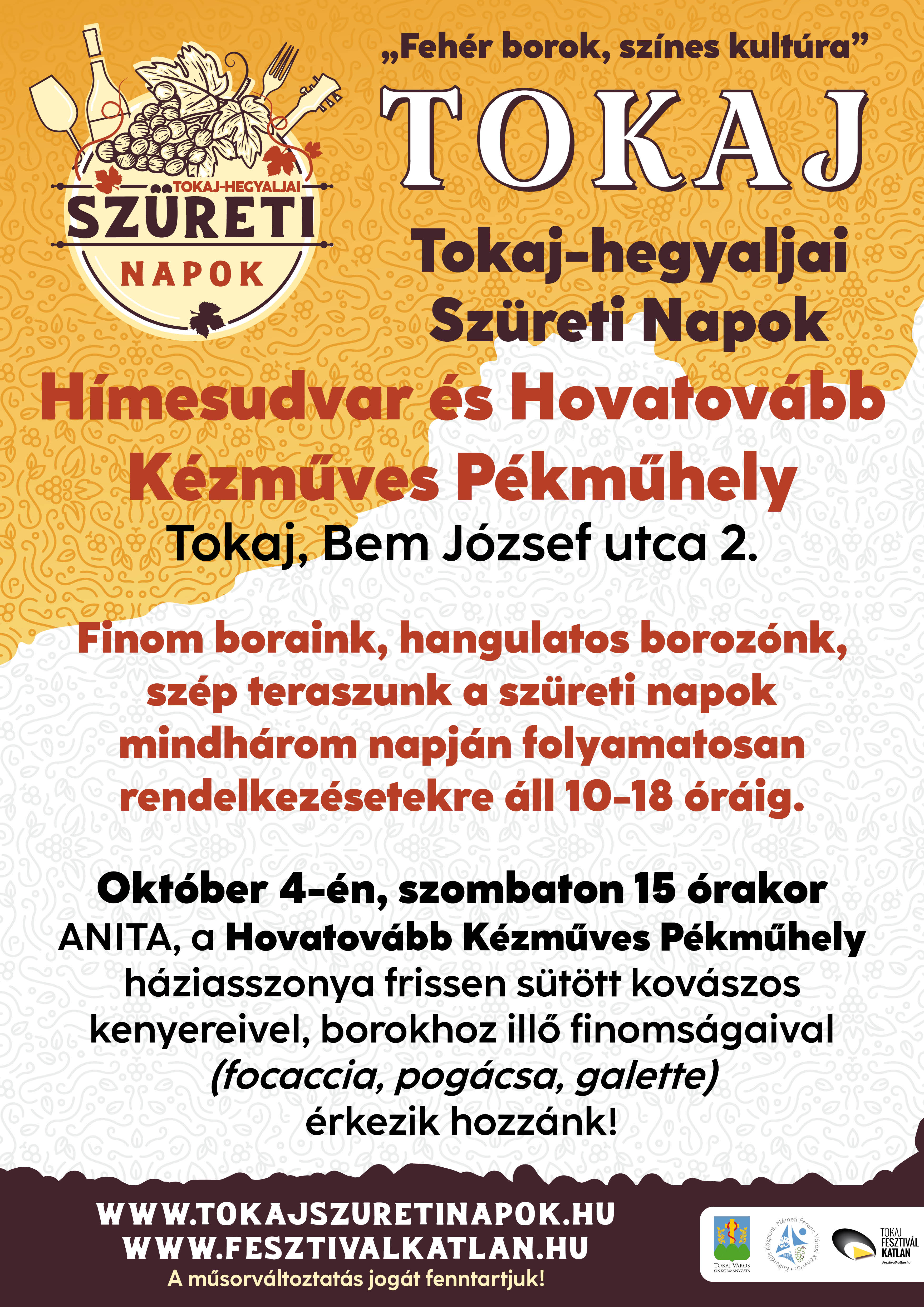 Sz reti Napok A H mesudvarban 